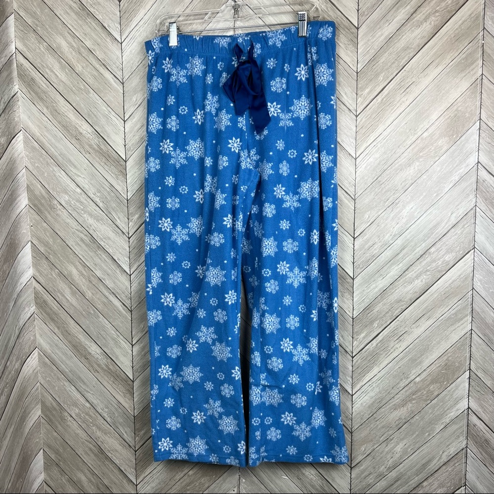 Soft Sensations snowflake pj pants Large